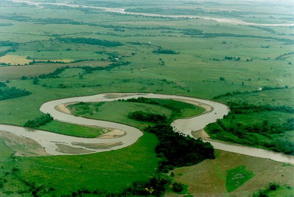 Canal meandrante