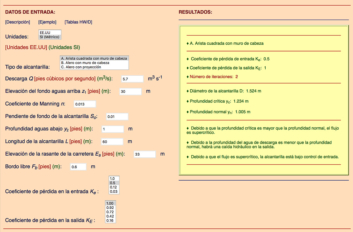 alcantarillas metrico resultados