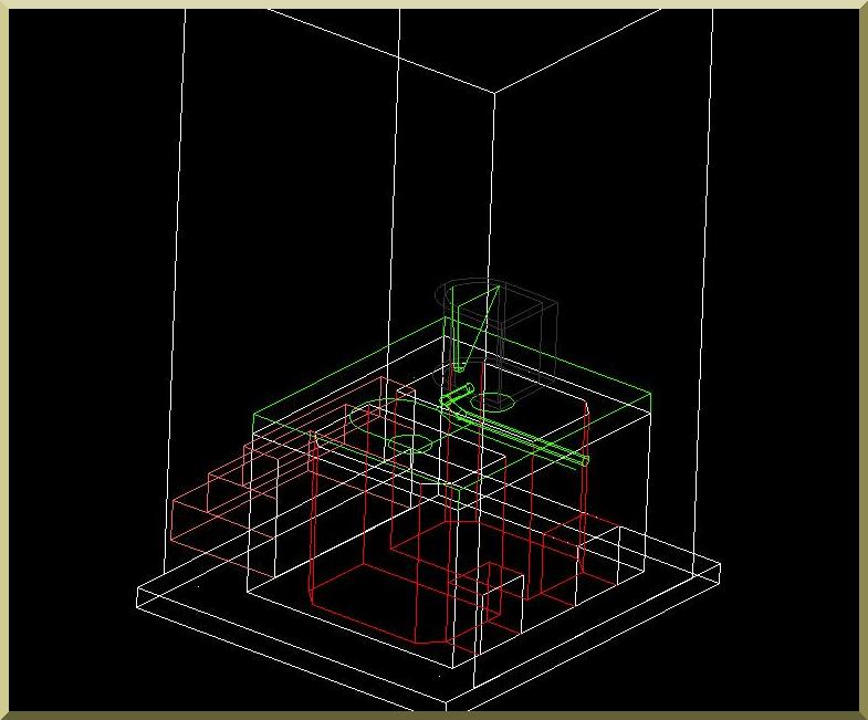 Double-vault dry sanitary or ecological latrine