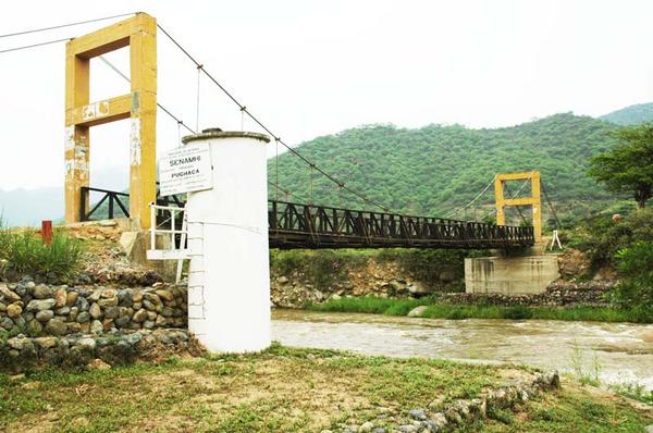 Gaging station, Rio La Leche at Puchaca