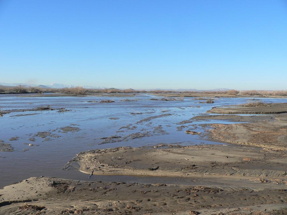 The Mohave river at Indian Trail, near Helendale, California.