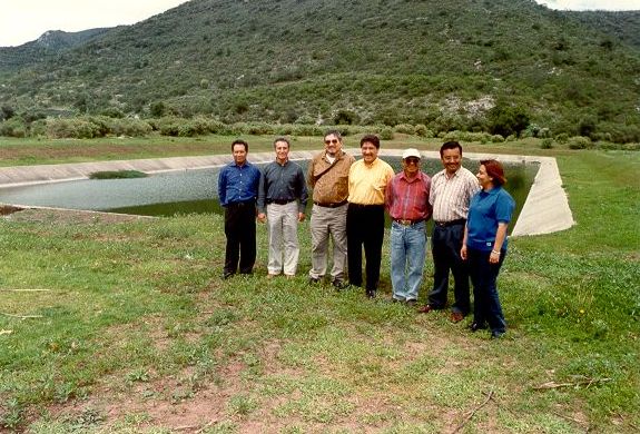 Visit to oxidation pond near Rio Teposcolula