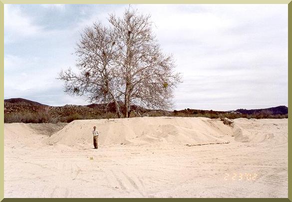 sandmining, Ojos Negros, Baja California