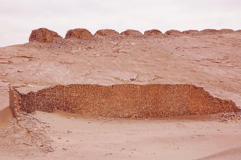 Detail of the towers of Chankillo.