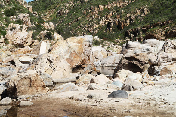 Santa Rosa Canyon, at Guadalupe Creek, Baja California, Mexico (2010)