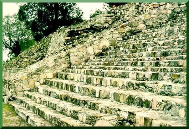 Closeup of pyramid.